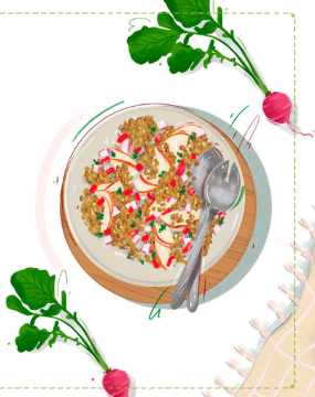 Vorschaubild Apfel-Linsensalat © Carina Lindmaier