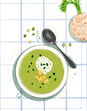 Vorschaubild Grüne Spalterbsensuppe © Carina Lindmaier