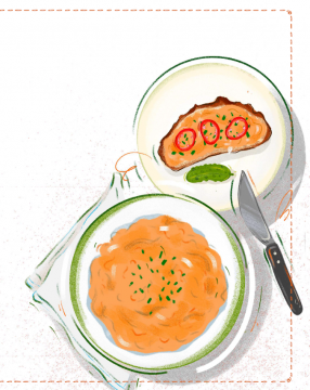 Vorschaubild Paprika-Tofu-Aufstrich © Carina Lindmaier