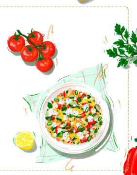 vorschaubild kichererbsensalat © Carina Lindmeier