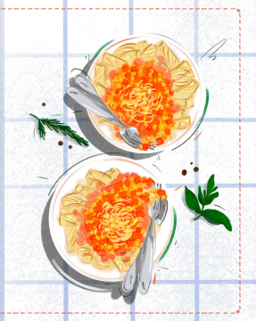 Vorschaubild Pasta mit Linsenragout