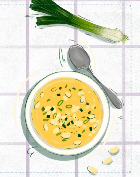 Vorschaubild weiße Bohnensuppe mit Lauch © Carina Lindmaier