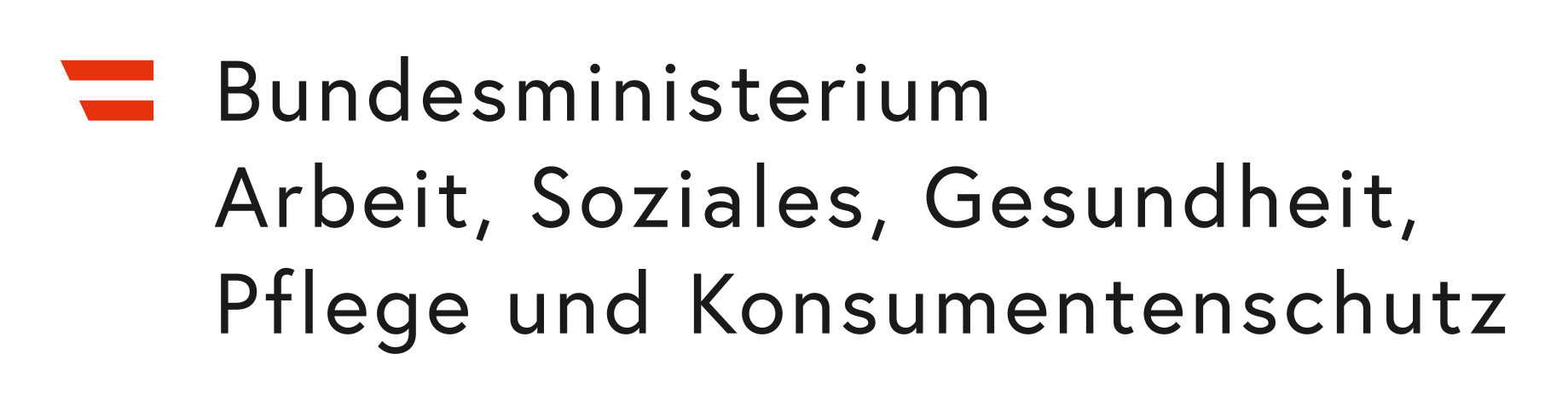 Logo BMASGPK (Bundesministerium für Arbeit, Soziales, Gesundheit, Pflege und Konsumentenschutz)