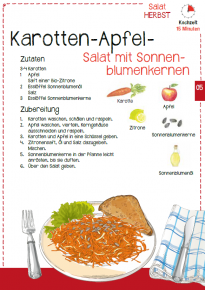 Mediendetails: Karotten-Apfel-Salat Herbst