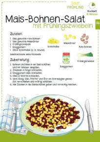 Mediendetails: Mais-Bohnen-Salat Frühling 