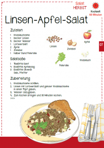 Mediendetails: Linsen-Apfel-Salat Herbst