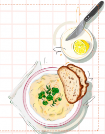 Mediendetails: Weiße Bohnen-Creme mit Brokkoli