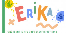 Logo Projekt Erika in bunter Schrift