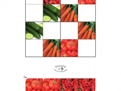 Arbeitsblatt Radieschen Sudoko einfach Projekt Schmatzi