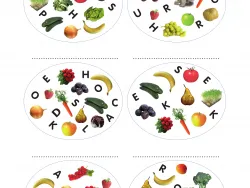 Arbeitsblatt WÖRTERSalat Projekt Schmatzi