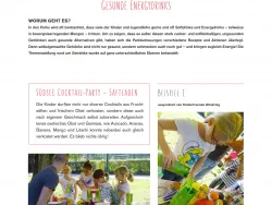 Seitenansicht Energydrinks