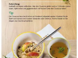 Ansicht Apfel Couscous