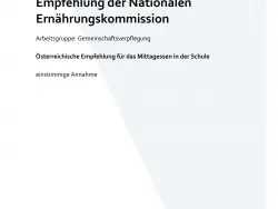 Voransicht Empfehlungen NEK Mittagessen Schule