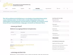 Voransicht GIVE Website
