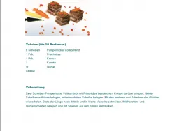 Voransicht Zebrabrote