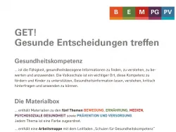 Voransicht Überblicksinfo zur Arbeit mit der Materialbox