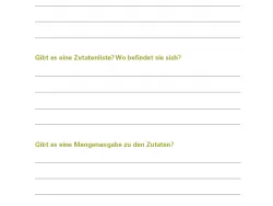Voransicht Pflichtangaben auf Lebensmittel