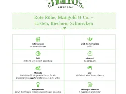 Voransicht Tasten, Riechen, Schmecken