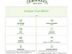 Voransicht Saatgut Tasträtsel