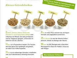 Voransicht Getreide und Getreideprodukte