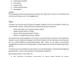 Voransicht Praktische Übung: Geschmacksmemory