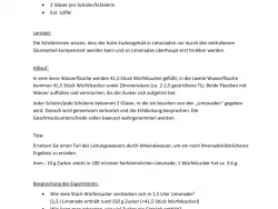 Praktische Übung: Wir machen Limonade