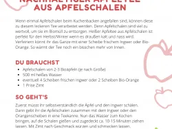 Nachhaltiger Apfeltee aus Apfelschalen Voransicht