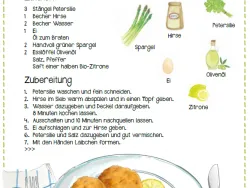 Frühlingsrezept Hirselaibchen mit Spargel