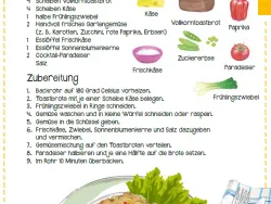 Sommerrezept Garten-Toast