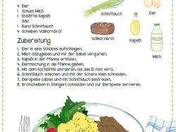 Frühlingsrezept Eierspeise mit Schnittlauch