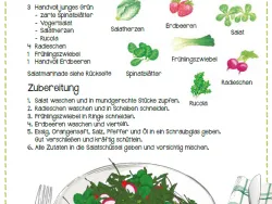 Rezept Frühlingssalat mit Erdbeeren