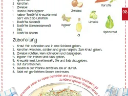 Vorschaubild Herbstrezept Kraut­salat mit Sesam