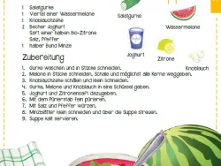 Sommerrezept Gurken-Melonen-Suppe