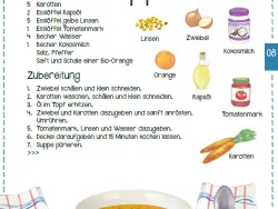 Vorschaubild Winterrezept Karotten-Orangen-Suppe mit Kokos