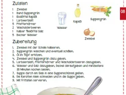 Vorschaubild Herbstrezept Klare Gemüsesuppe mit Frittaten