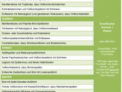 Jausenvorschläge Kindergarten nach Jahreszeit