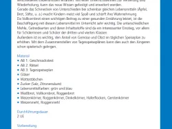 Vorschaubild Unterrichtseinheiten Nachbereitung Genussdetektive