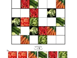 Vorschaubild Radieschen-Sudoku schwierig