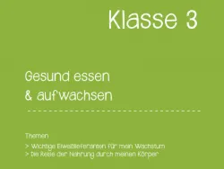 Deckblatt Gesund aufwachsen 3. Klasse / © aks Gesundheit