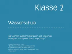 Deckblatt Wasserschule 2. Klasse / © aks Gesundheit