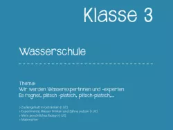 Deckblatt Wasserschule 3. Klasse / © aks Gesundheit