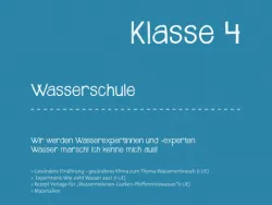 Deckblatt Wasserschule 4. Klasse / © aks Gesundheit