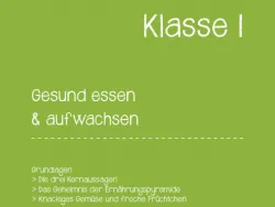 Deckblatt Gesund aufwachsen 1. Klasse / © aks Gesundheit