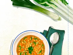 Vorschaubild Linsensuppe mit Mangold, Karotten und Lauch © Carina Lindmaier