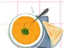 Vorschaubild orientalische Rote Linsencremesuppe © Carina Lindmaier