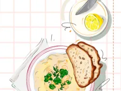 Vorschaubild weiße Bohnencreme mit Brokkoli © Carina Lindmaier