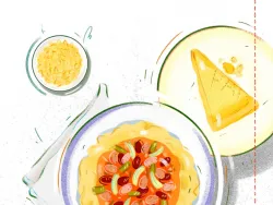 Vorschaubild Cremige Polenta mit Bohnenragout