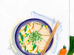 Vorschaubild Gebratenes Streifengemüse mit Tofu und Hirse © Carina Lindmaier