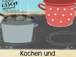 Zwei Töpfe und eine Pfanne auf Herdplatte / © GÖG