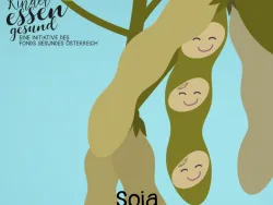 Vorschaubild Soja - Sojabohnen in der Hülse gezeichnet